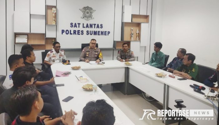 Satlantas Polres Sumenep dan Dishub Gelar Rakor Bersama PO Bus