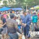 Kepala Bidang Kesehatan Hewan dan Kesehatan Masyarakat Veteriner Disperta Kabupaten Probolinggo drh Nikolas Nuryulianto bersama Petugas Teknis Kecamatan Maron dan petugas Rumah Potong Hewan (RPH) Maron.