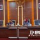 Kepala BPPKAD Kabupaten Probolinggo Kristiana Ruliani didampingi Bank Jatim Cabang Kraksaan, Sekretaris BPPKAD Kabupaten Probolinggo Aries Purwanto dan Kepala Bidang Perbendaharaan BPPKAD Kabupaten Probolinggo Siti Suprihati Wahyuningsih.
