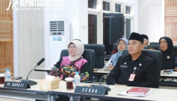 Pj. Bupati Lumajang Indah Wahyuni Ikuti Rakornas Pengendalian Inflasi 2024