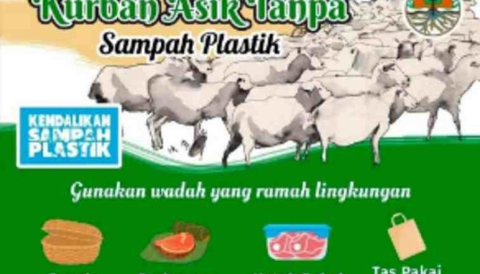 Idul Adha 1445 H, DLH Minta Masyarakat Kurangi Penggunaan Kantong Plastik Sekali Pakai