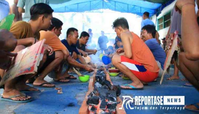 Ratusan Warga Binaan Lapas Banyuwangi Manfaatkan Daging Qurban dengan Nyate Bareng