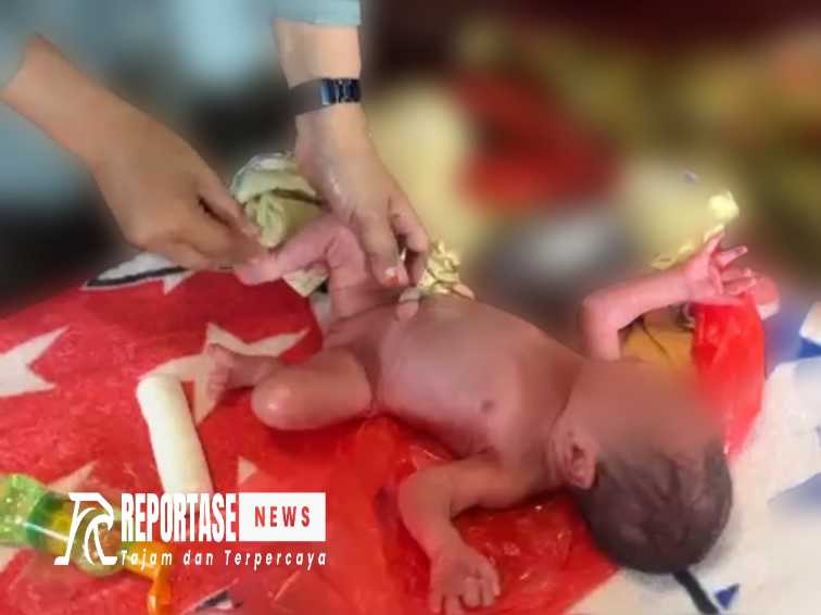 Kondisi bayi yang belum ditemukan orang tuanya.