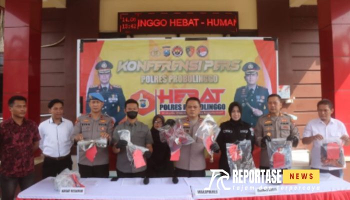 Lantaran Kesal dan Istri Digoda, Dua Pelaku Pembunuhan Ditangkap Polres Probolinggo