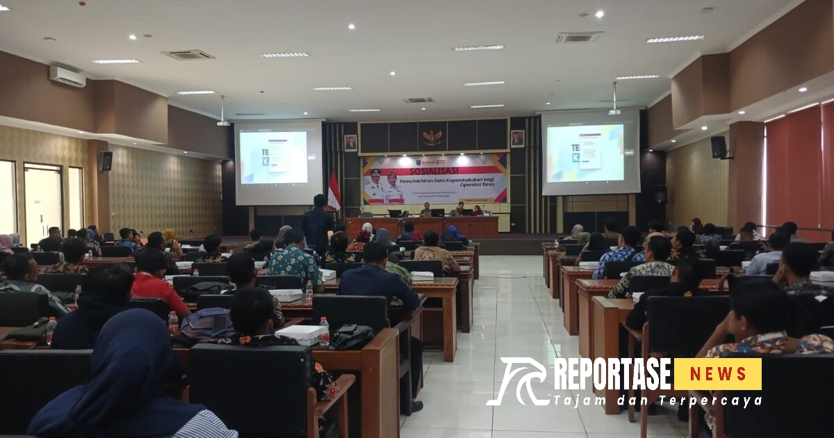 Disdukcapil Probolinggo Sosialisasikan Pemutakhiran Data Kependudukan Operator Desa.