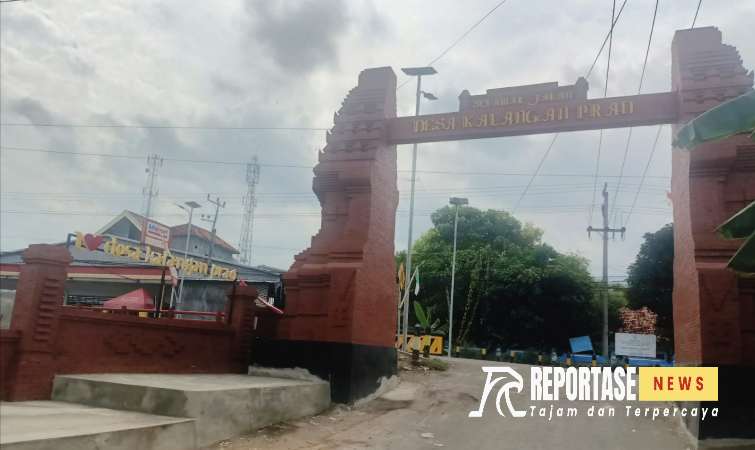 Gapura dan Taman, Ikon Baru Desa Kalangan Prao Kecamatan Jrengik