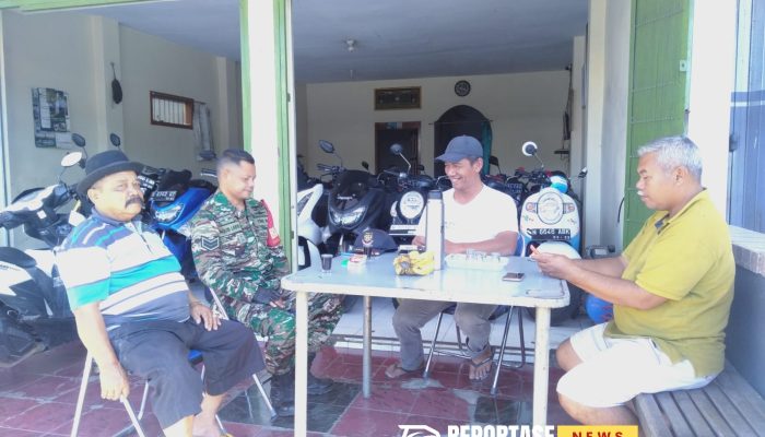 Babinsa Pronojiwo Giatkan Komsos untuk Tingkatkan Keamanan Wilayah