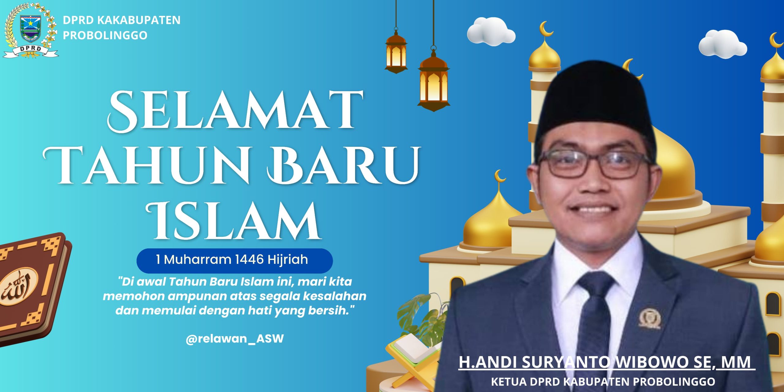 Ketua DPRD Kabupaten Probolinggo H. Andi Suryanto Wibowo