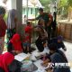 Serda Muhammad Sholeh Ridwan dalam rangka pendampingan giat Posyandu di wilayah