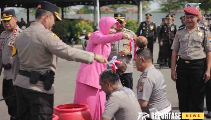 Sambut Tantangan Polri, Polres Sumenep Gelar Kenaikan Pangkat