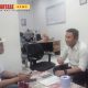 H. Sigit saat diterima pihak di Bank BRI Unit Ranuyoso Lumajang.
