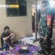 Koptu Jaelani Firmansyah, melaksanakan patroli malam di Kampung Karya RT 001 RW 015, Kelurahan Citradiwangsan, Kecamatan Lumajang