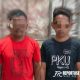 dua orang tersangka pengedar pil koplo di Gang Sentono, Kota Probolinggo.