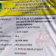 Papan nama CV yang terkesan hanya sekedar formalitas di lokasi proyek Bagunan Drainase