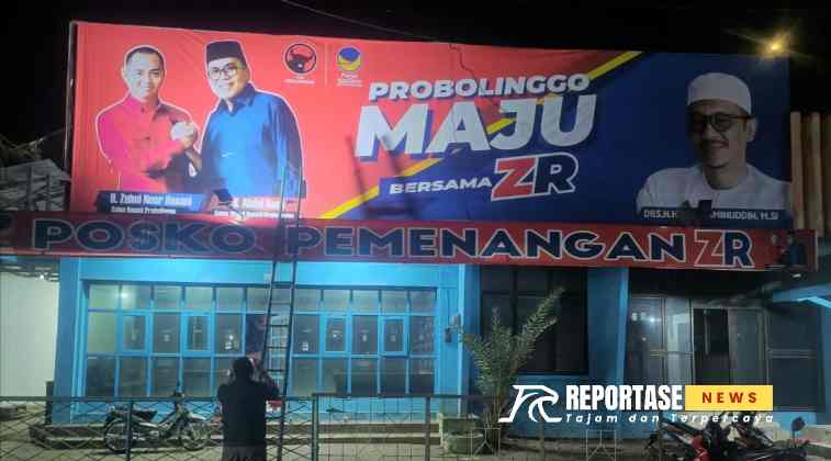 Posko pemenangan Bakal Calon Bupati Probolinggo H.Zulmi Noor Hasani - H.Rasid.