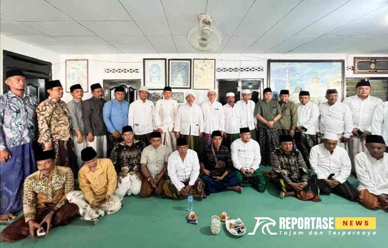 Gus Mamak dan Mas AB beserta jajaran Jumat sore 12/7/24 langsung bergeser ke Ponpes Al-Mubarok Lanbulan, Desa Baturasang.