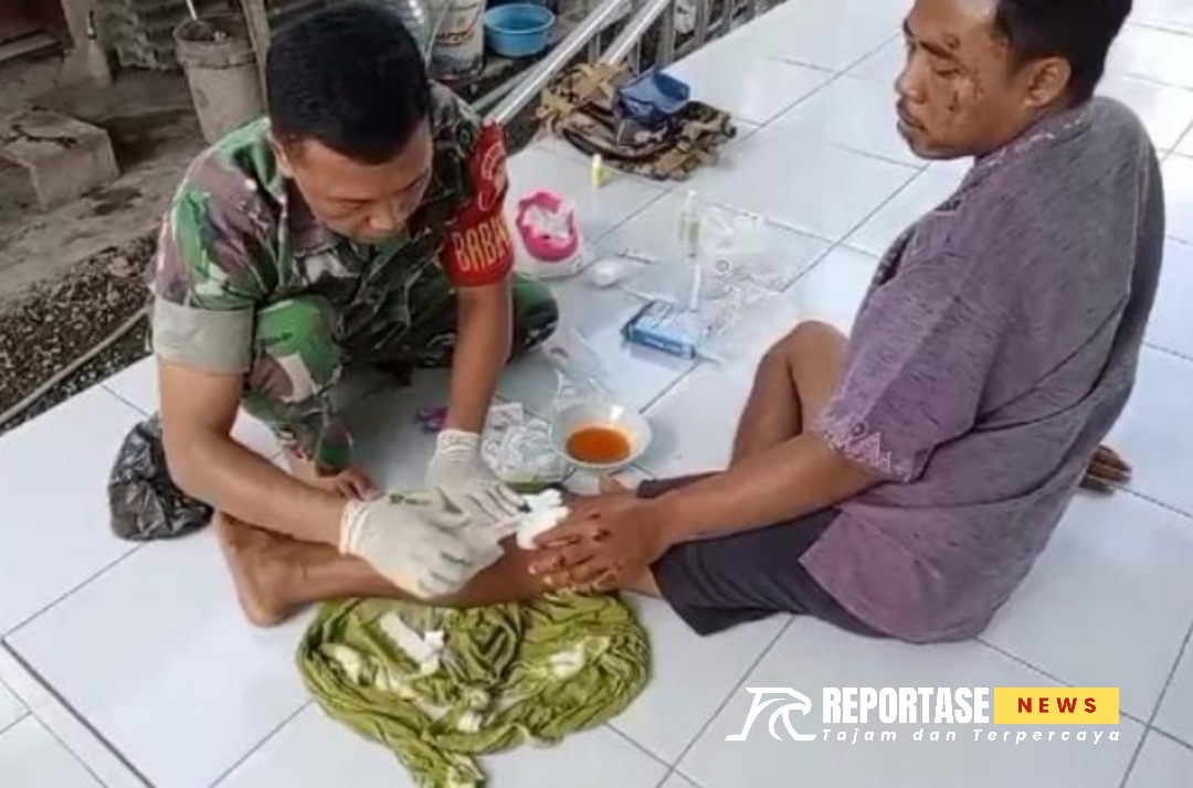 Serda Didik Budi Prasetyo Membantu warga korban kecelakaan tunggal