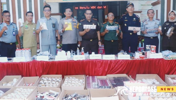 Sambut HBA ke-64, Kejari Musnahkan 27 Jenis Barang Bukti