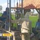 Serda Mohammad Eko Widodo, bersama Petugas Penyuluh Lapangan (PPL) Desa Gesang, melaksanakan pendampingan dan monitoring pengeboran sumur artesis