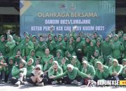 Dandim 0821/Lumajang Ajak Jajaran TNI dan Persit Tahes Lewat Olahraga