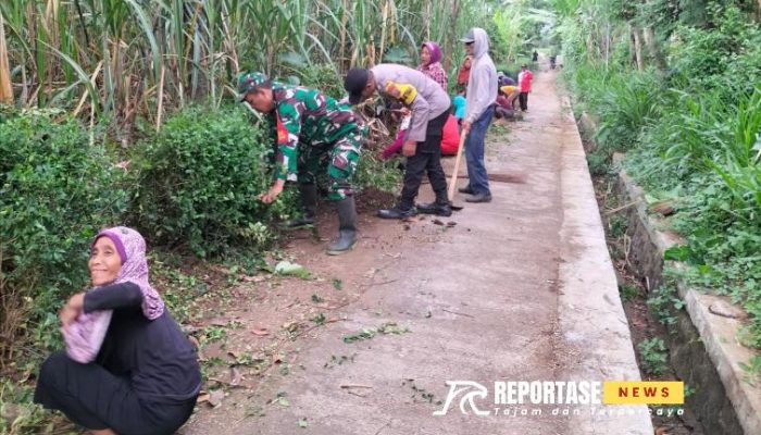 Kerja Bakti Pelebaran Jalan Kedawung, Upaya Tingkatkan Aksesibilitas dan Kebersamaan Warga