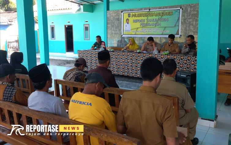 Serka M. Soli, bersama pejabat Forkopimcam menghadiri Musyawarah Perencanaan Pembangunan (Musrenbang)