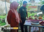 Dampingi Bidan Desa, Babinsa Jogoyudan Monitoring Pelayanan Posyandu