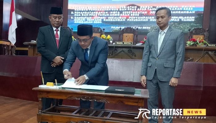 Teken Nota Kesepakatan KUA-PPAS APBD TA 2025