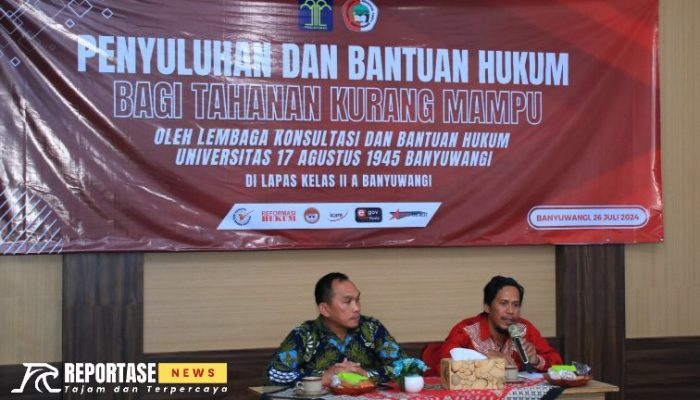 Tahanan Kurang Mampu di Lapas Banyuwangi Bisa Dapatkan Bantuan Hukum Gratis