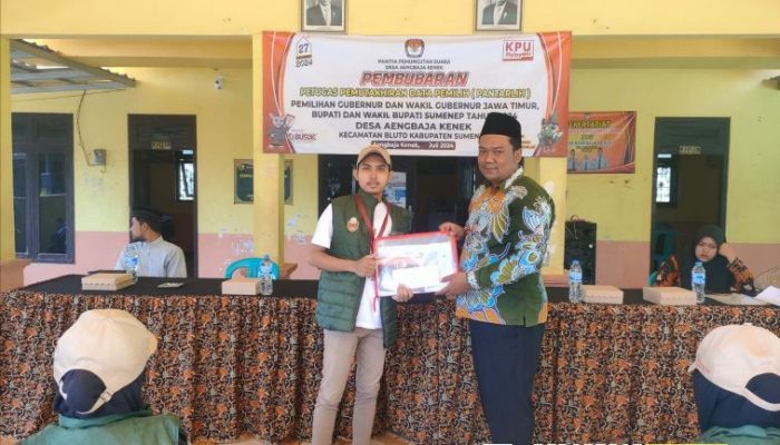 Pantarlih Desa Aengbaja Kenek Usai Selesaikan Tugas Pendataan 