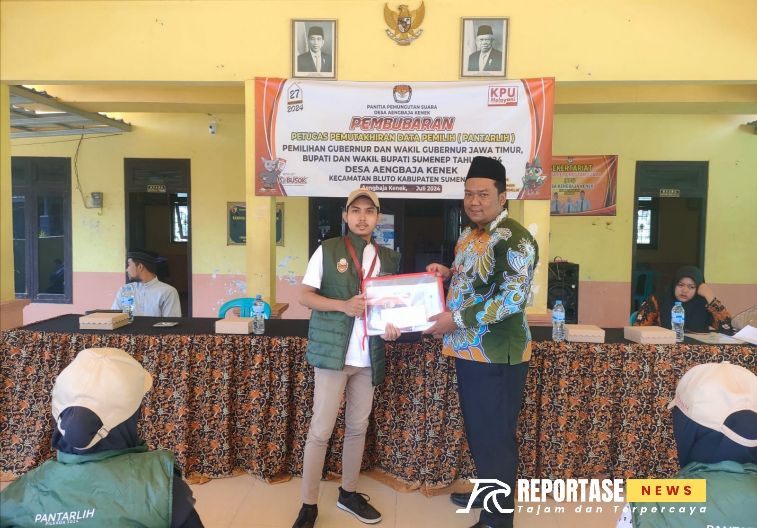 Panitia Pemungutan Suara (PPS) Desa Aengbaja Kenek, Kecamatan Bluto, Kabupaten Sumenep, Madura, Jawa Timur, resmi membubarkan Petugas Pemutakhiran Data Pemilih (Pantarlih)