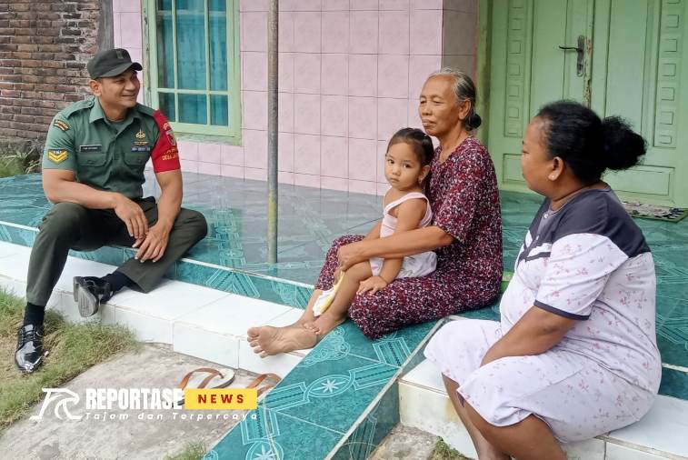 Kegiatan komunikasi sosial wilayah Babinsa dengan masyarakat