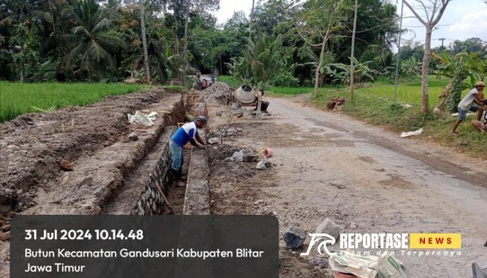 Pelaksana Proyek Talud Di Desa Butun Diduga Abaikan Standar K3