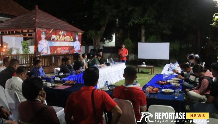 Polres Probolinggo Gelar Piramida Nobar Final Piala AFF U-19