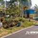 Pendampingan karya bakti pembersihan jalan di Dusun Dadapan, Desa Kertosari, Pasrujambe, Lumajang