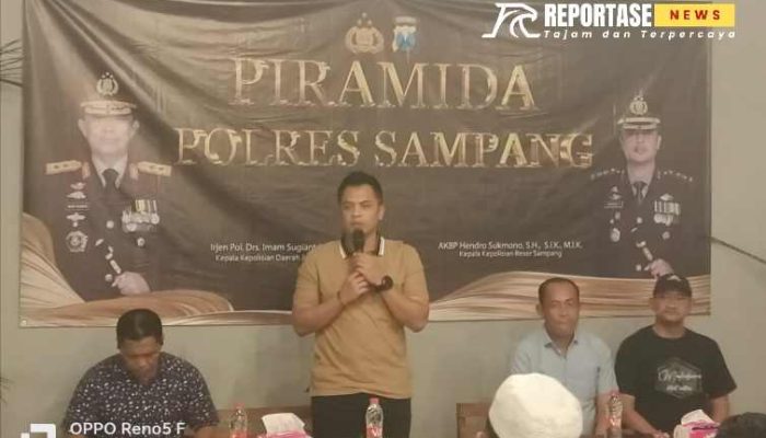 Gelar Piramida, Tingkatkan Sinergitas Antara Polri Dengan Wartawan di Sampang