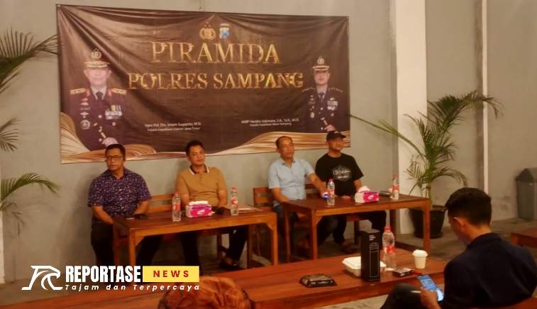 Kapolres bersama kasat reskrim kasat lantas dan intel kam