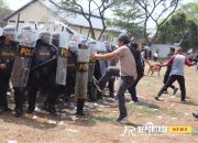 Polres Lumajang Gelar Simulasi Pengamanan Pilkada 2024