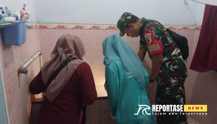 Babinsa Jogotrunan Turun Langsung Dampingi Pemdes Gelar PSN