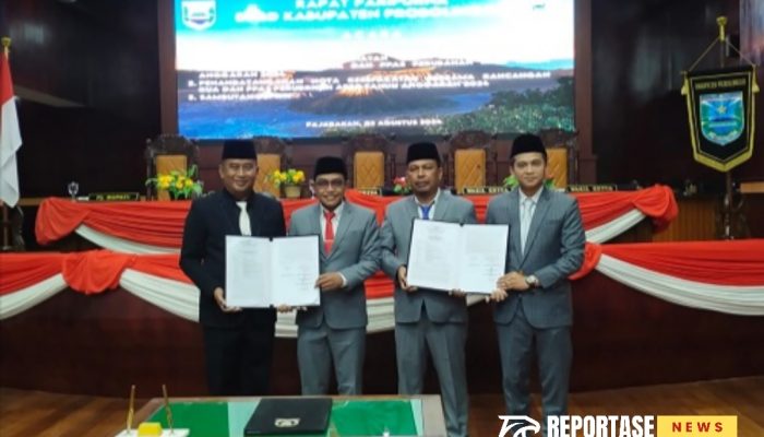 Teken Nota Kesepakatan KUA-PPAS Perubahan APBD TA 2024