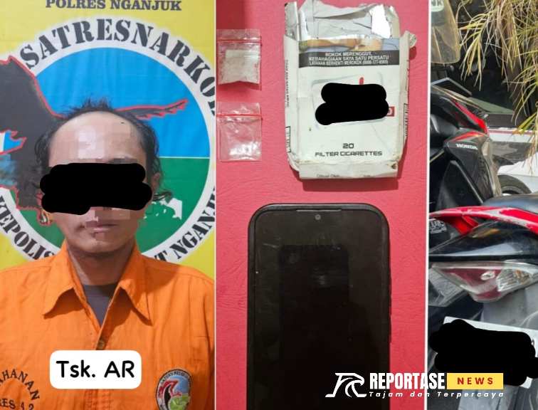 Seorang pria inisial AR (36) yang diduga terlibat dalam perdagangan narkotika jenis sabu