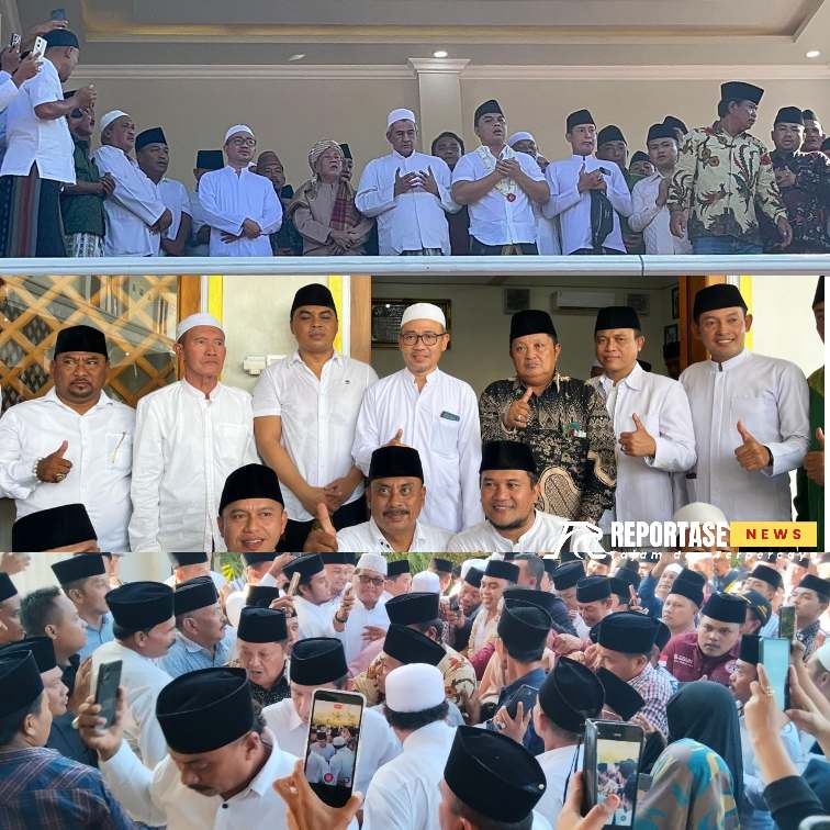 Menyambutan Kedatangan Moh Wijdan Kepala desa Ketapang Daya sekaligus Ketua Persatuan Kalebun Pantura Bersatu (PKPB)