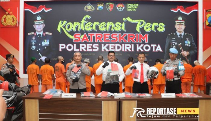 Selama Bulan Juli, Polres Kediri Kota Ungkap 8 Kasus