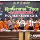 Satreskrim Polres Kediri Kota berhasil mengungkap 8 kasus tindak pidana selama bulan Juli 2024