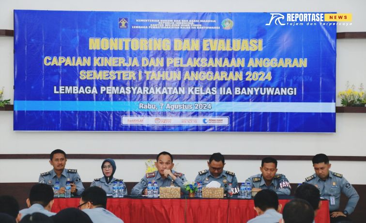Lembaga Pemasyarakatan (Lapas) Kelas IIA Banyuwangi menggelear rapat dinas
