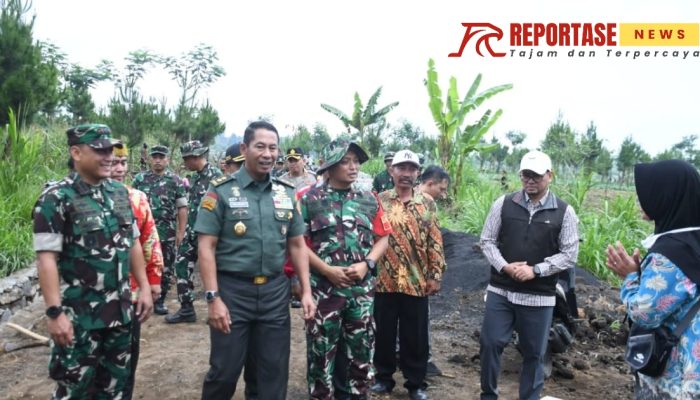 Tim Wasev Aster Tinjau Pelaksanaan TMMD ke-121