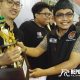 Ketua PERCASI H.Andi Suryanto wibowo serahkan hadiah kepada juara 1 Tingkat nasional