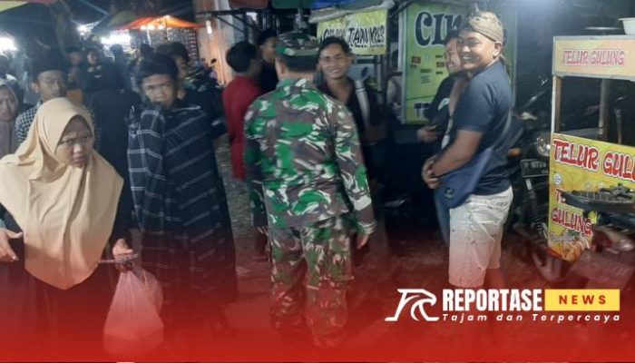 Babinsa Tompokersan Laksanakan Patroli Wilayah, Tingkatkan Siskamling Keamanan Lingkungan