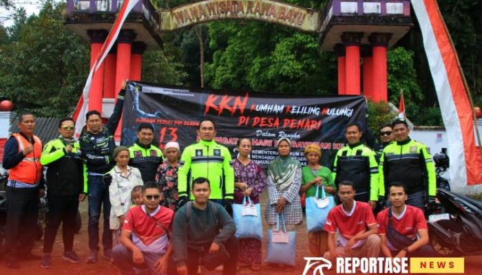 Kumham Peduli dan Berbagi, Lapas Banyuwangi Gelar Bakti Sosial ke ‘Desa Penari’