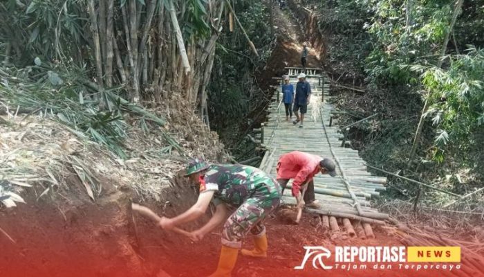 Semangat Gotong Royong Dusun Sekar Mulyo: Jembatan Bambu untuk Kesejahteraan Warga